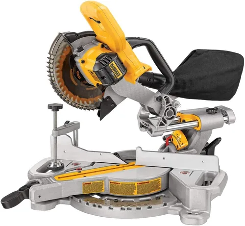 DEWALT - Sierra ingleteadora de 20 V máx, 7-1/4 pulgadas, solo herramienta, inalámbrica (DCS361B)