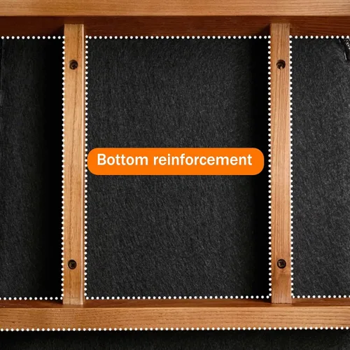 Vista 7 de Rustic Fabric Dining Room Chairs, Kitchen Chair with Backrest, Dining Chairs Lobby Chair Set for French Country Farmhouse Kitchen Home