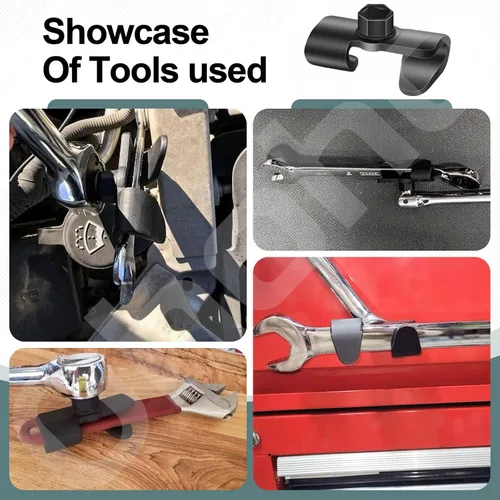 Vista 7 de Ohoho Paquete de 2 adaptadores universales de extensión de llave para barras disyuntoras de 1/2 pulgada/0.827 in, extensor de llave 49403 para barra
