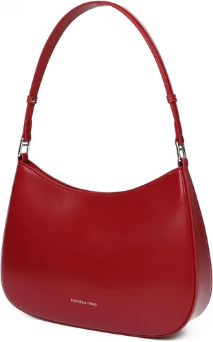 Vista 8 de Bolsos de hombro de cuero para mujer, bonitos monederos de moda para el día a día, bolsos pequeños para mujer con cierre magnético