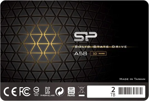 Vista 9 de Silicon Power 256GB SSD 3D NAND A55 SLC Cache Performance Boost SATA III de 2.5 pulgadas unidad de estado sólido interno SU256GBSS3A55S25AH