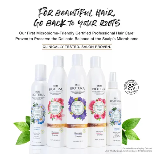 Vista 3 de Biotera Moisturizing Shampoo Hydrates & Moisturizes Dry, Medium, Fine Hair Microbiome Friendly Vegan & Animal Test Free Paraben Free