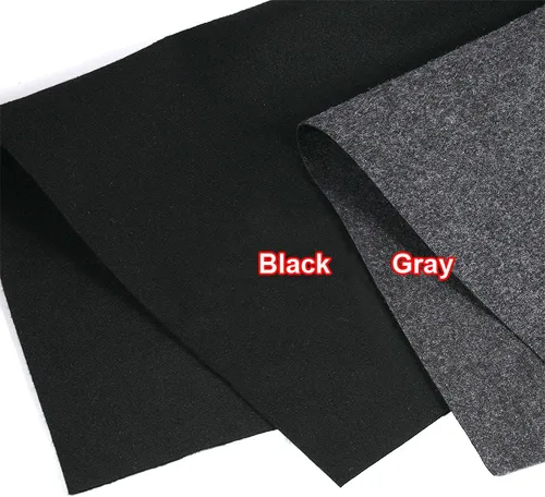 Vista 8 de Flushbay Alfombra gris para cubierta de caja de altavoces, 39.37 x 39.37 pulgadas, tapete de fieltro multiusos resistente a las manchas