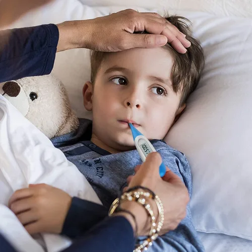 Vista 6 de Termómetro para bebé, 2 paquetes, termómetro digital rectal con lectura rápida de 10 segundos (azul claro + verde)