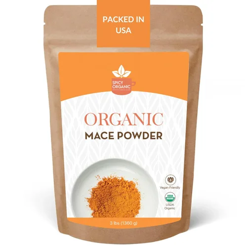 Vista 14 de SPICY ORGANIC Mace molido - 100% puro USDA orgánico - Especias de maza sin OMG -16 onzas
