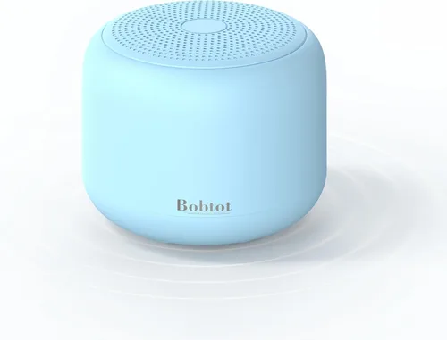 Vista 18 de Bobtot Altavoces Bluetooth portátiles con correa fácil de transportar, mini altavoz inalámbrico impermeable con sonido estéreo fuerte, 20 horas