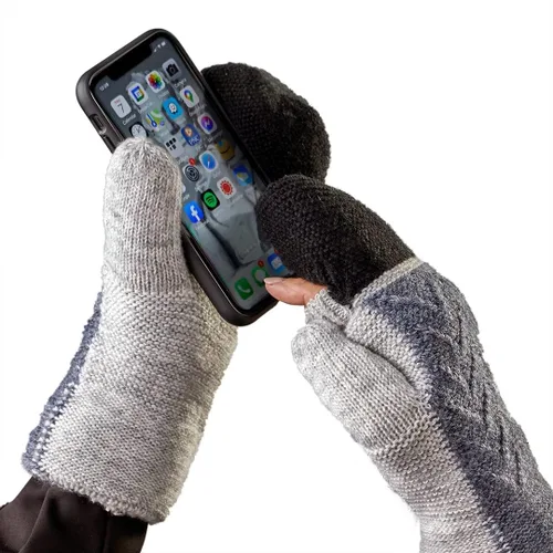 Vista 2 de VIA BY SKL STYLE Women's Recycled Knit Mittens