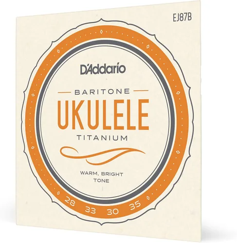 Vista 24 de D'Addario - Juego de cuerdas para ukelele barítono, fluorocarbono, EJ99B, 4 cuerdas, paquete de 1
