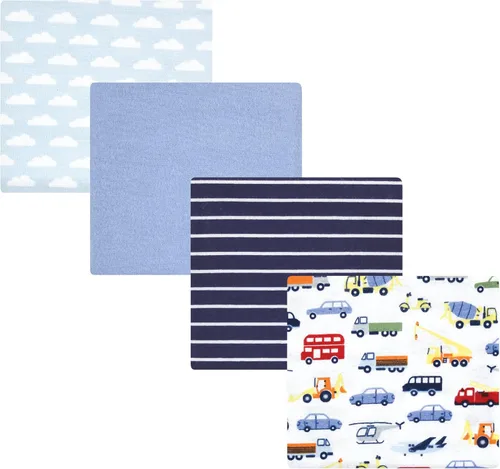 Vista 158 de Hudson Baby Unisex Baby Cotton Flannel Receiving Blankets, Christmas Scene, One Size (Pack of 2)