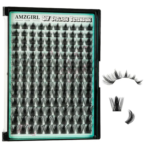 Vista 19 de Kit de racimos de pestañas con purpurina de AMZGIRL