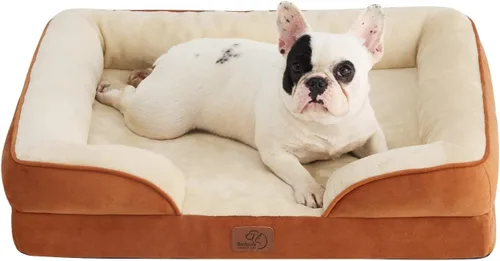 Vista 45 de Bedsure Camas ortopédicas para perros de tamaño grande - Cama impermeable para perros grandes y gatos, sofá para perros cómodo con funda extraíble