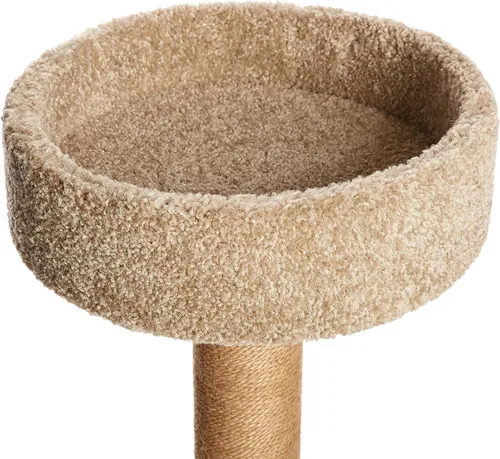 Vista 4 de Yaxa Basics Árbol para gatos – Torre de actividad de escalada de varios niveles para gatos y gatitos para interiores, con postes rascadores