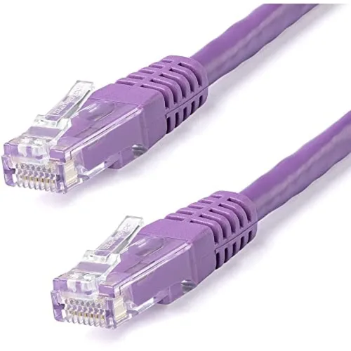 Vista 27 de StarTech. com Cable Ethernet CAT6 de 1 pie – Cable Ethernet CAT 6 Gigabit negro -650MHz 100W PoE++ RJ45 UTP moldeado Categoría 6 Network/Patch Cord