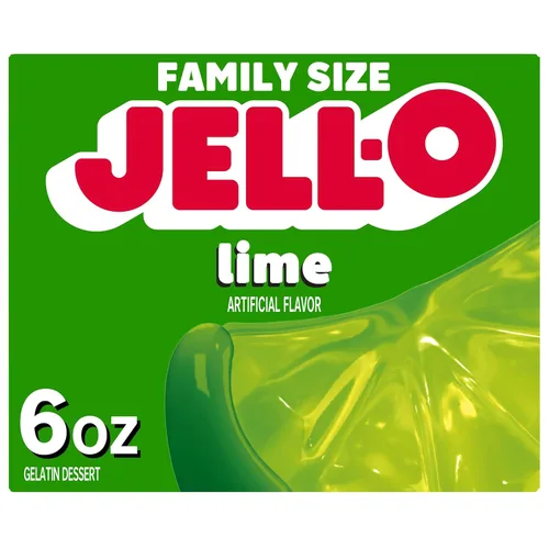 Vista 15 de Jell-O Mezcla de postre de gelatina de cereza, tamaño familiar, caja de 6 onzas