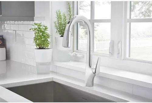 Vista 6 de American Standard 4901380.002 Avery Selectronic - Grifo de cocina extraíble manos libres, cromado