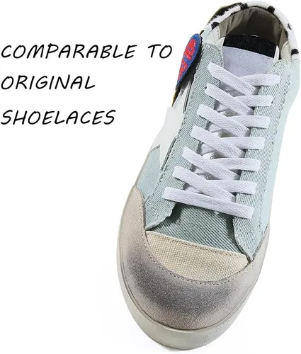 Vista 2 de VSUDO Flat Shoe Laces for Sneakers, Shoelaces for Sneakers, Athletic Shoelaces