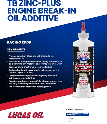 Vista 5 de Lucas Oil 10063 aditivo para aceite inicial de motor, 16 oz, Multi