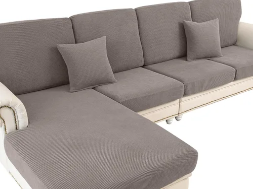 Vista 12 de Funda de Cojín de Sofá Funda de Cojín de Asiento Funda Elástica para Sillón Fundas Separadas para Sofá Seccional Protector de Muebles