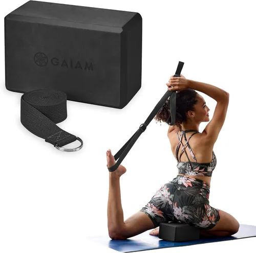 Vista 13 de Gaiam Yoga Block - Supportive Latex-Free Eva Foam - Soft Non-Slip Surface with Beveled Edges for Yoga, Pilates, Meditation