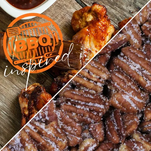 Vista 4 de It's Delish - Nueces pecanas tostadas con miel para barbacoa de 2 libras a granel Nueces de pecana gourmet con revestimiento de azúcar