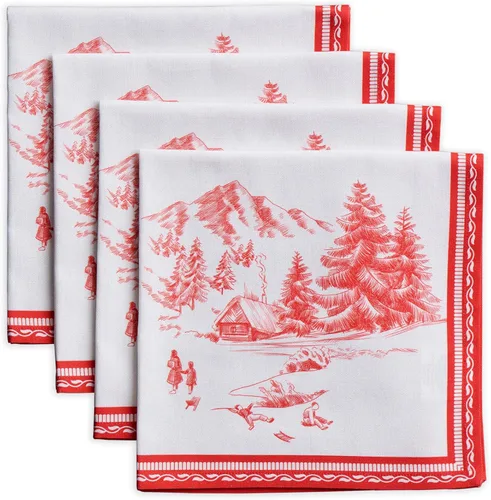 Vista 85 de Maison d' Hermine - Juego de 4 servilletas 100 % de tela de algodón lavable, decorar o regalar, hogar, cocina, comedor, fiestas de cóctel