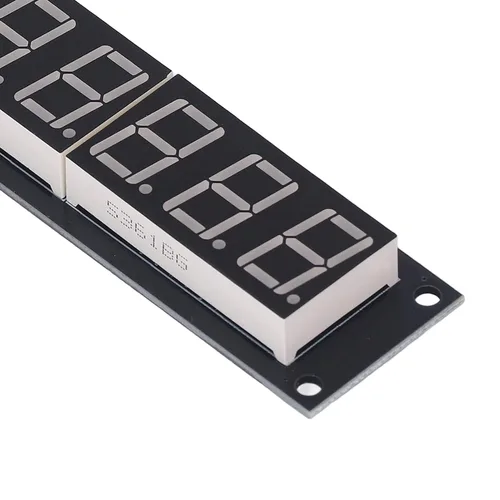 Vista 4 de Módulo LED de 6 dígitos, módulo de visualización de 7 segmentos adopta el módulo de tubo digital IC LED controlador TM1637 para componentes