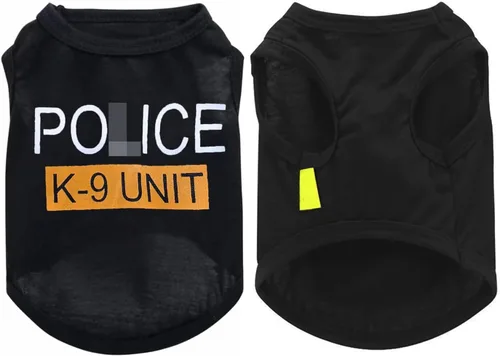 Vista 2 de Paquete de 2 ropa para perros pequeños, chicos y cachorros, camisa para Chihuahua, Yorkies, verano, mascota, perro, gato, transpirable, cómoda