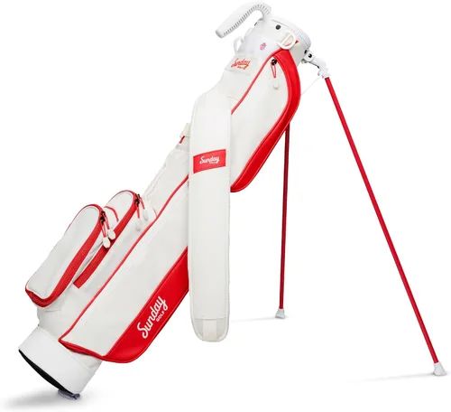 Vista 12 de The Original Sunday Golf Loma Bag - Bolsa de golf ligera con correa y soporte, fácil de transportar bolsa de pie para campo de prácticas, par 3