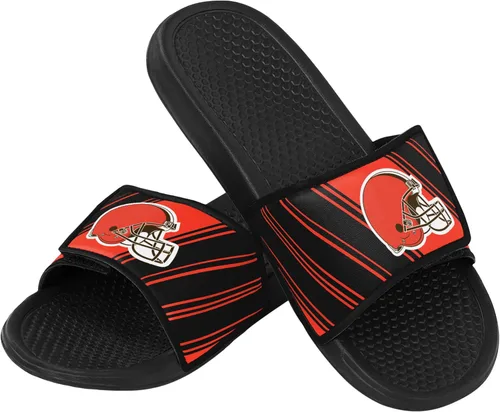 FOCO mens NFL Team Logo Legacy Sport Slide Sandals