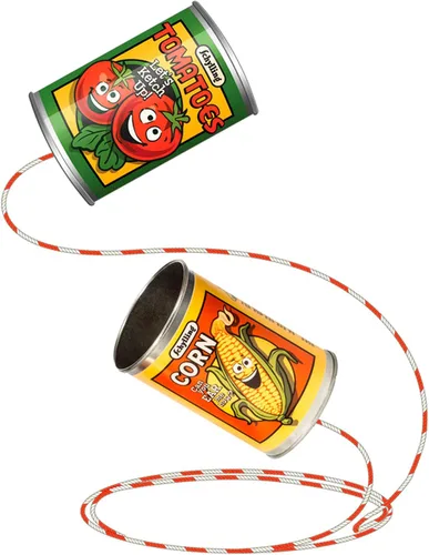 Teléfono de Lata de Hojalata de Schylling
