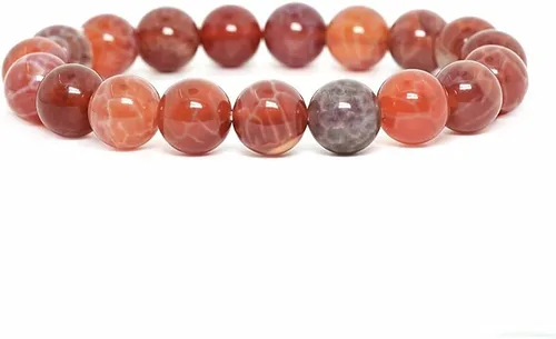Vista 11 de Amandastone Pulsera elástica de cuentas redondas de 0.394 in con piedras preciosas naturales de 7 pulgadas Azul (Sodalite)