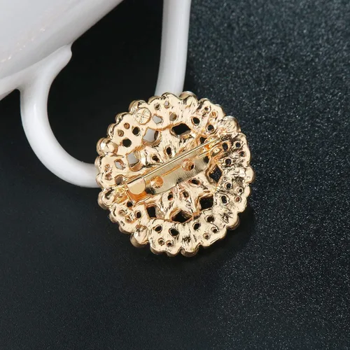 Vista 6 de MEEDOZ Juego de 12 broches de flores de diamantes de imitación de cristal surtido para mujer, kit de ramo de boda de novia