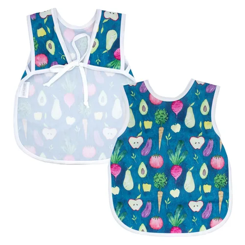 Vista 14 de BapronBaby Galletas y leche Bapron – Babero más seguro sin lazo para el cuello para bebés y niños pequeños – Suave impermeable resistente a