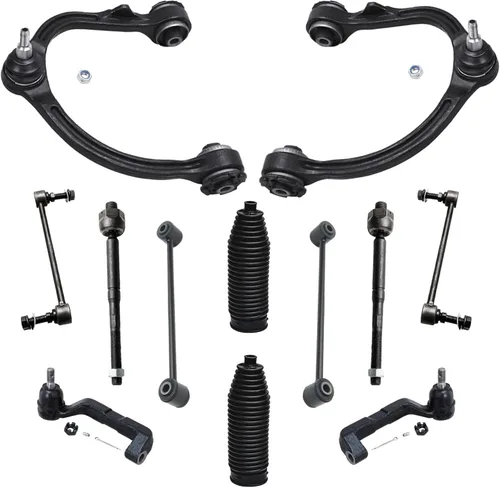 Vista 85 de Detroit Axle - Kit de suspensión frontal de 12 piezas para Toyota Corolla 2003 2004 2005 2006 2007 2008, 2 brazos de control inferiores, 2 rótulas