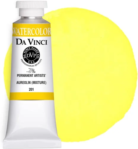 Vista 110 de DA VINCI PAINTS Pintura Acuarela Profesional para Artistas, Indigo, 37mL
