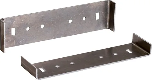 Vista 5 de Soporte de montaje para buzón de correo libre de óxido, aluminio, grande (se adapta a buzones con un piso de 8 pulgadas de ancho)