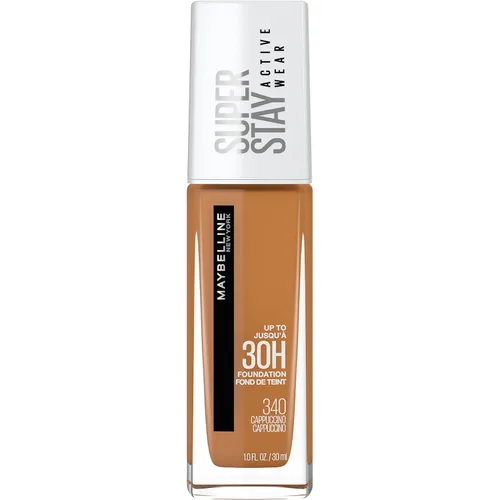 Vista 18 de Maybelline Super Stay Base Líquida de Cobertura Completa Active Wear Makeup, Hasta 30 Horas de Duración, Resistente a Transferencias, Sudor y Agua
