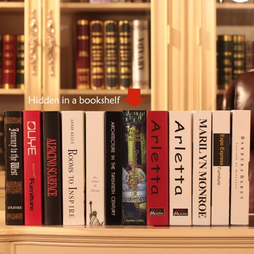 Vista 4 de EIOUMAX Papel de Verdad Caja Fuerte de Libro con Bloqueo y Llave, Segura Antirrobo - Orgullo y Prejuicio