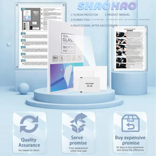 Vista 7 de SHAOHAO Protector de pantalla para Cadillac XT4 2019-2023 2024 de 8 pulgadas, para Cadillac CT4 2020-2023 2024 Protector de pantalla de 8 pulgadas