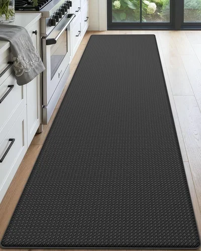 Vista 41 de DEXI Alfombrillas de Cocina Acolchadas Anti Fatiga, 17x59, Alfombra de Pasillo para Estar de Pie Impermeable, Espuma Viscoelástica Cómoda Acolchada