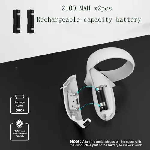 Vista 6 de PUOSUO Base de carga para Oculus Quest 2Meta Quest 2, soporte de carga de auriculares VR compatible con Oculus Quest 2 accesorios estación de carga