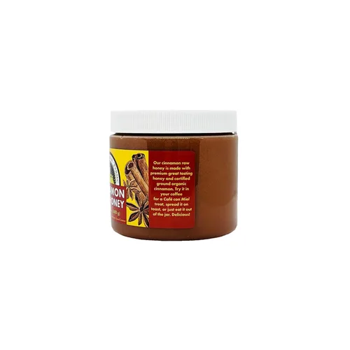 Vista 2 de Miel cruda de canela - Miel cruda cremosa sin tratar sin tratar con canela orgánica certificada - Sleeping Bear Farms