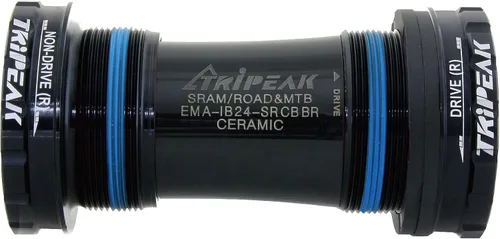 Soporte inferior BSA/ITA/C60/CR1/T47, con rodamientos de cerámica para bielas SRAM Dub de 0.866 in y bielas GXP de 22/0.945 in, BB roscado BSA-negro