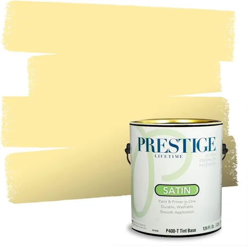 Vista 234 de PRESTIGE Pinturas de pintura exterior e imprimación en uno, 1 galón, plano, combinación comparable de Benjamin Moore* Pila de heno