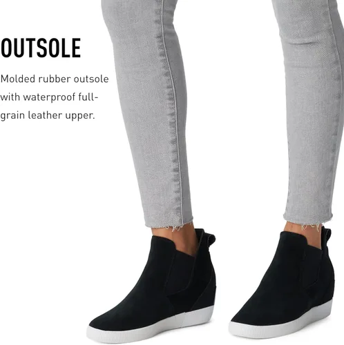 Vista 5 de SOREL Out N About III botas clásicas para mujer de gamuza y piel impermeables botas de invierno