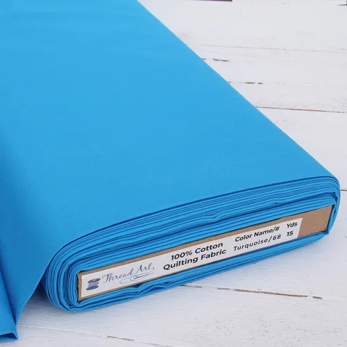 Vista 34 de Tela de Acolchado de Algodón Premium ThreadArt Vendida por Yarda - Aguamarina - 44" de Ancho - 100% Algodón - Acolchado, Costura, Manualidades