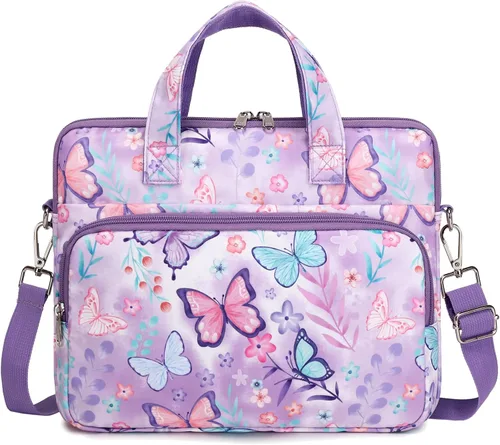 Vista 14 de Funda de transporte para tableta infantil Octsky - Bolsa protectora de 12.5 pulgadas con correa para el hombro, forro suave