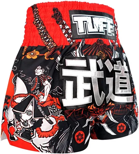 Vista 4 de Tuff Sport Pantalones cortos de boxeo Muay Thai Estilos Tradicionales MMA Entrenamiento Kickboxing