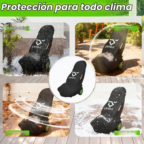 Vista 8 de EVRBUL - Funda universal para hidrolimpiadora a presión de estilo vertical u horizontal, cubierta impermeable para lavadora a presión