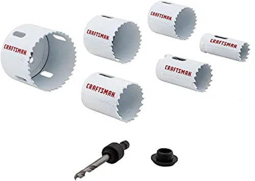 CRAFTSMAN Kit de sierra perforadora, juego bimetálico, 7 piezas (CMAH1SET7)